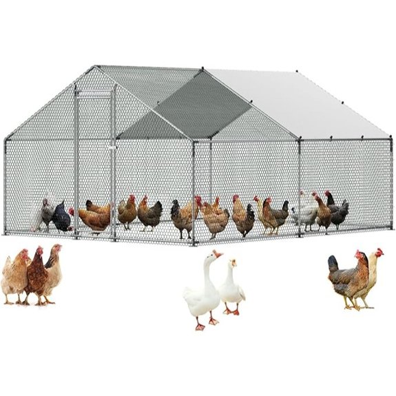 VEVOR Large Walk-In Chicken Coop Enclosure