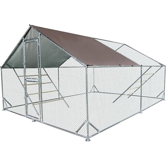 Aivituvin Extra Large Walk-In Chicken Coop Run