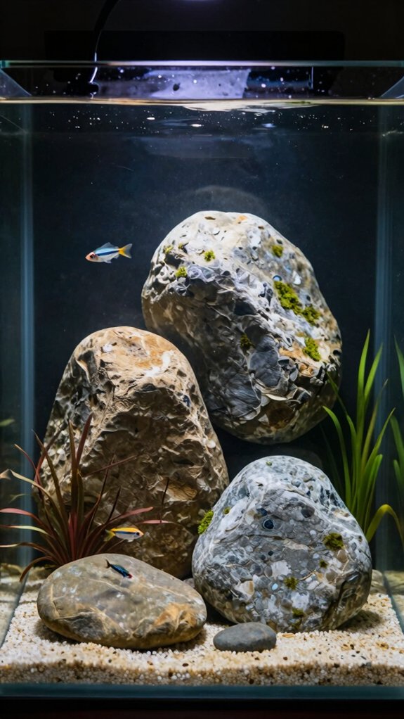 stone based aquatic design