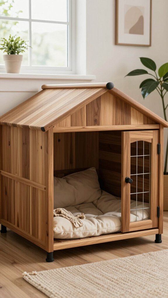 stylish and functional dog kennel