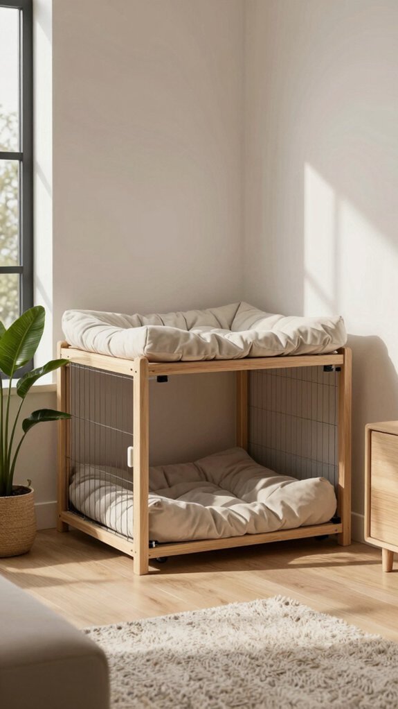 stylish functional dog kennel