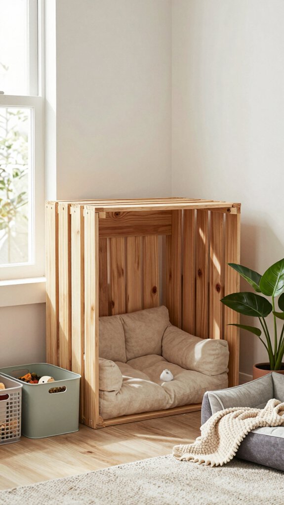 stylish pet retreat design