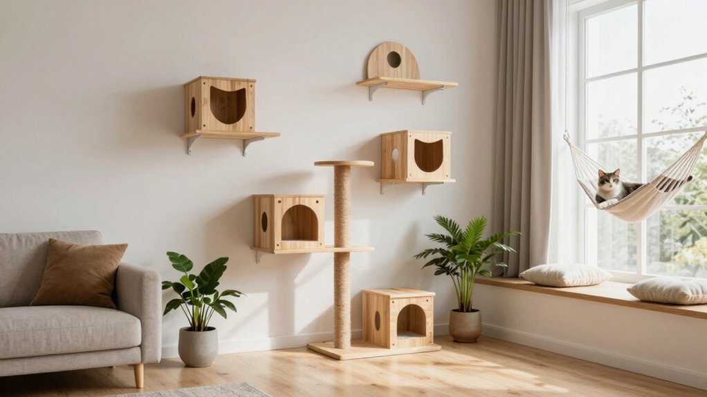 stylish small cat apartments