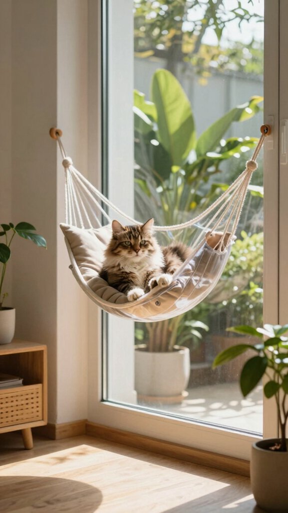sunny cat window perch