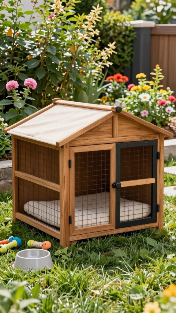 vertical space dog kennel