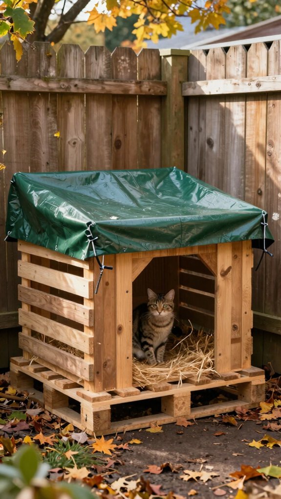 15 Outdoor Cat Shelter Ideas for Safe and Weather-Protected Cats ...