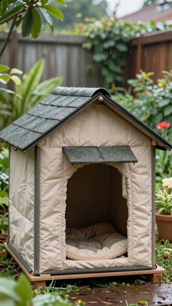 weatherproof cat shelter design
