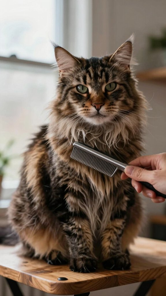 weekly grooming for cats