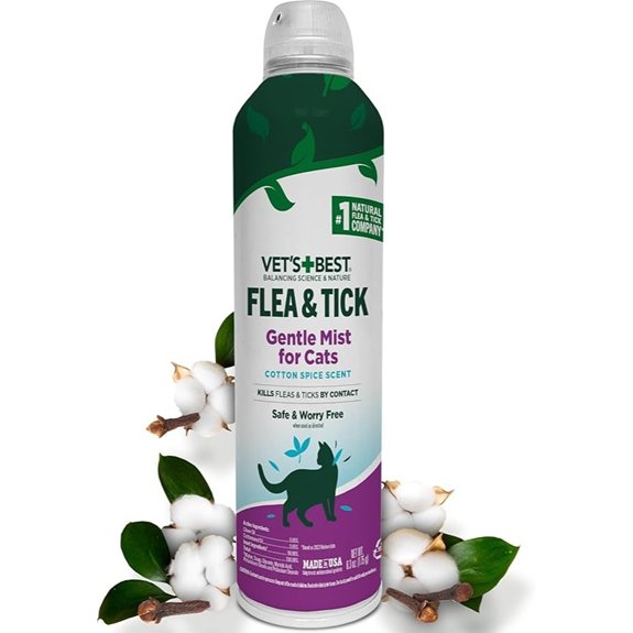 Vet's Best Natural Flea & Tick Mist for Cats