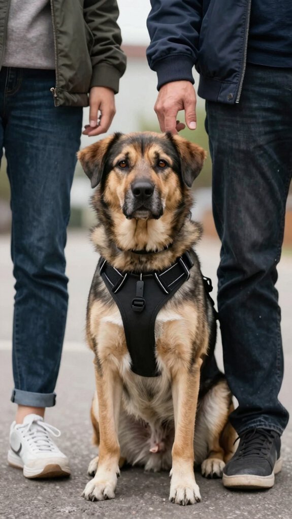 ask before petting dogs
