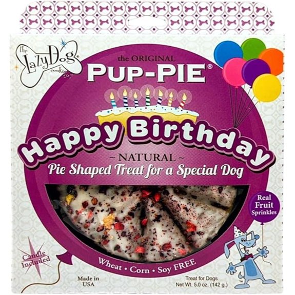 The Lazy Dog Pup-Pie Happy Birthday Dog Treat