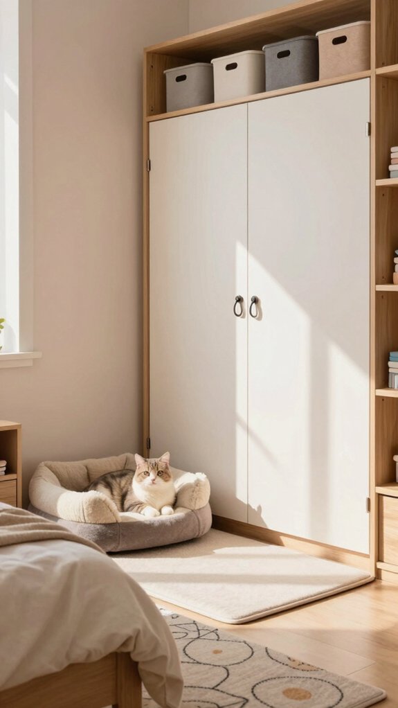 cat proof your closet safely