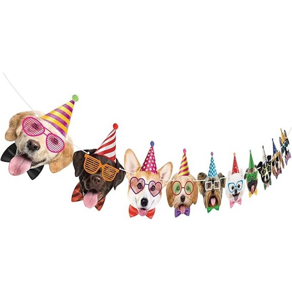 Hooqict Dog Birthday Party Banner Garland