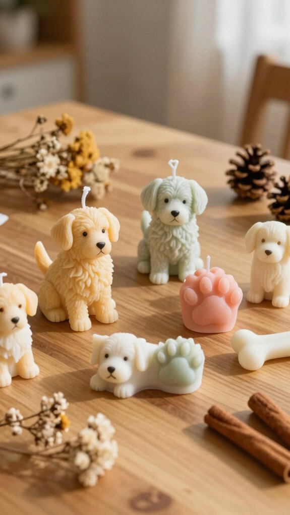 eco friendly dog themed candles