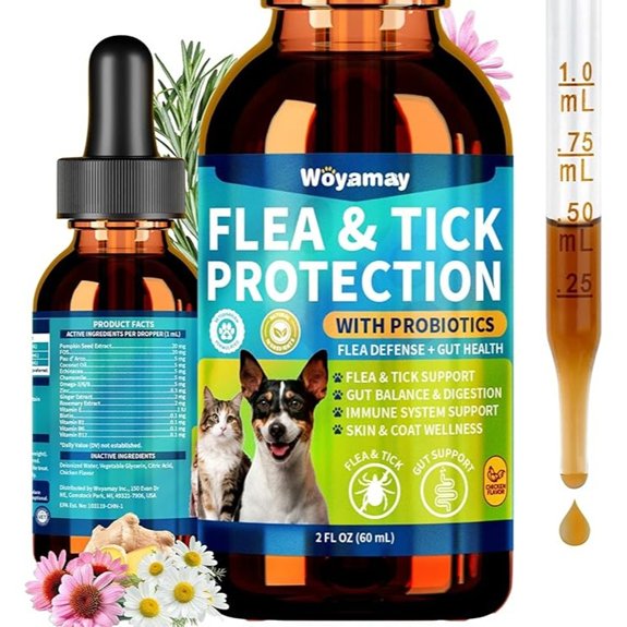 Flea Defense Probiotic Drops for Cats & Dogs