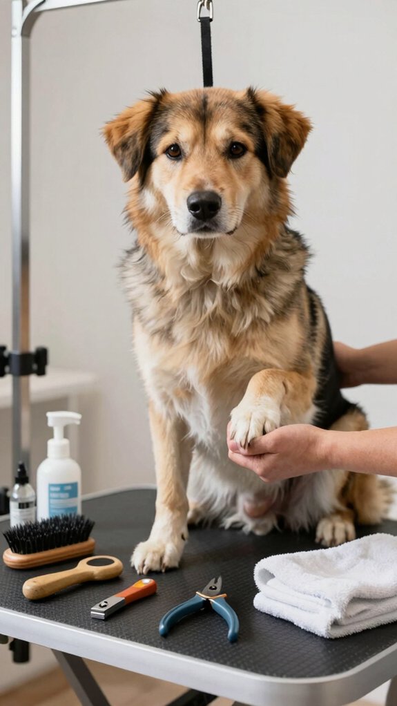 grooming and health maintenance