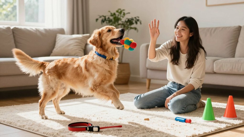 home dog training tricks