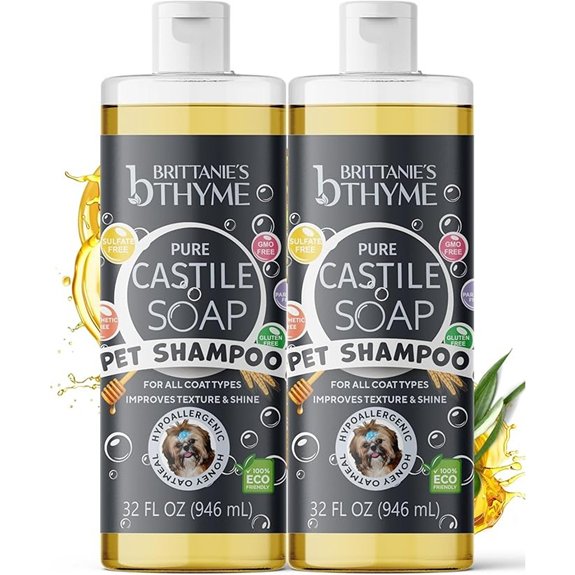 Brittanie's Pure Castile Dog Shampoo & Conditioner (2-Pack)