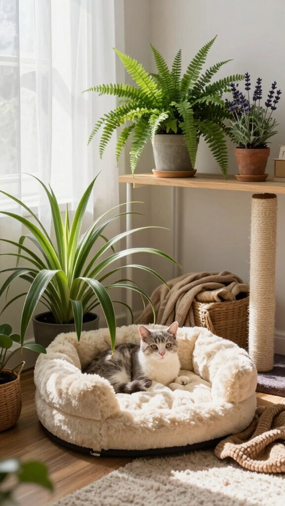 non toxic indoor cat plants