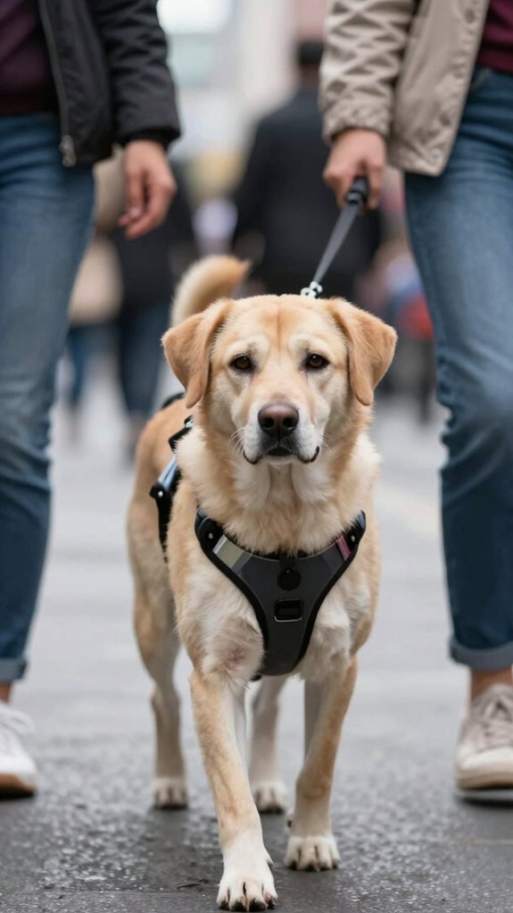 respect the service dog s focus