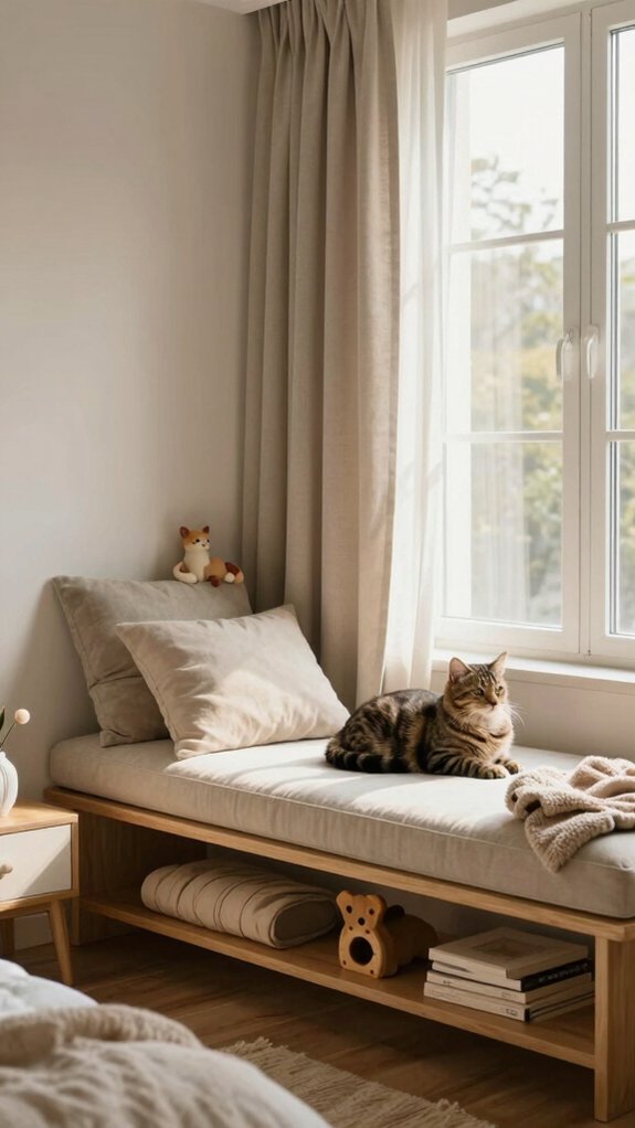 safe sunbathing window perch