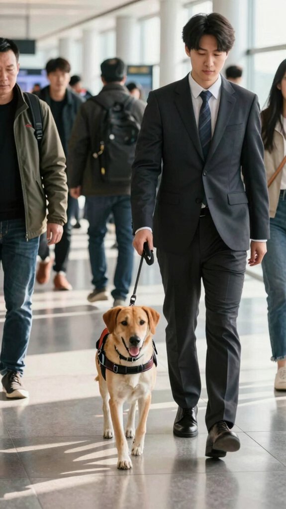 service dog priority access