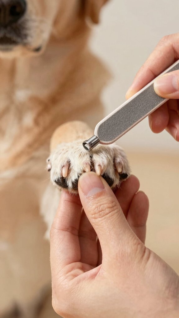 smooth and inspect nails
