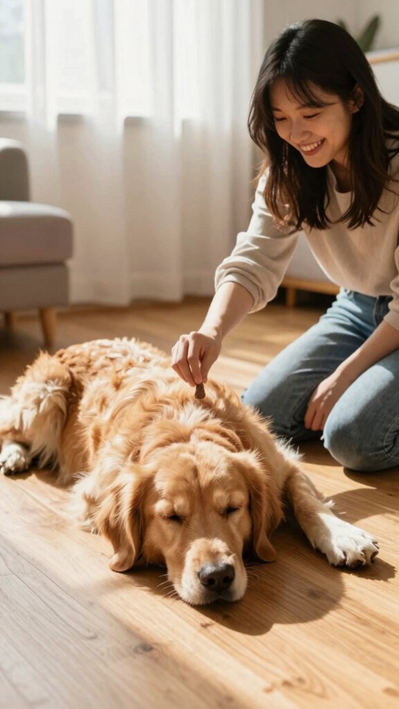 teach dog to play dead