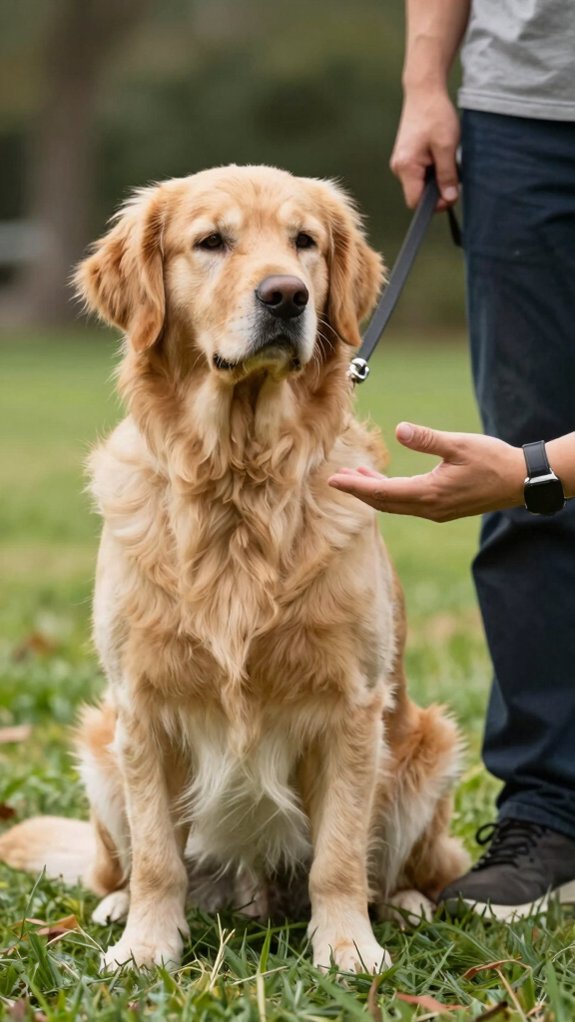 teach dog to settle
