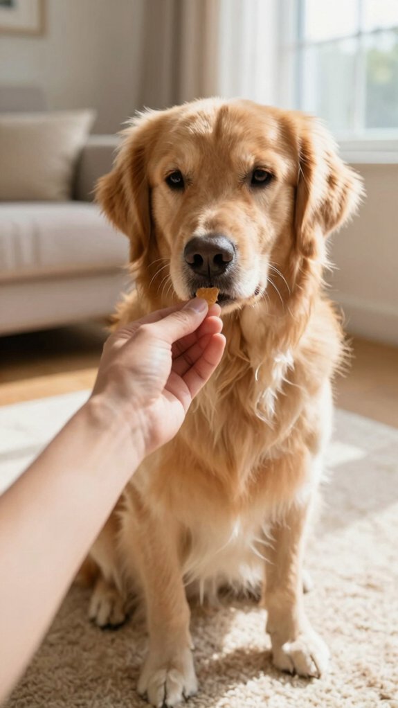 teach dog to sit
