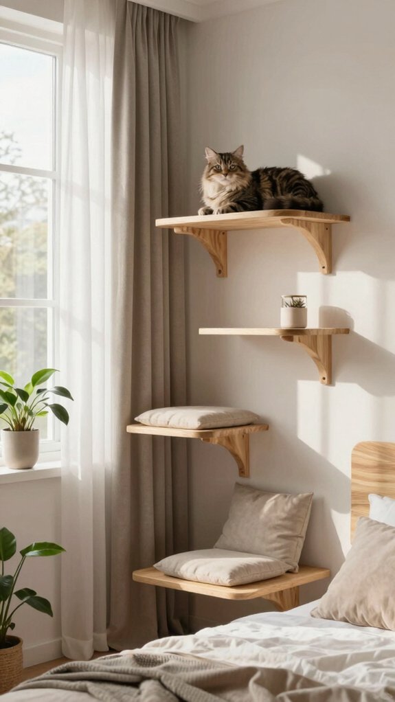 vertical climbing space for cats