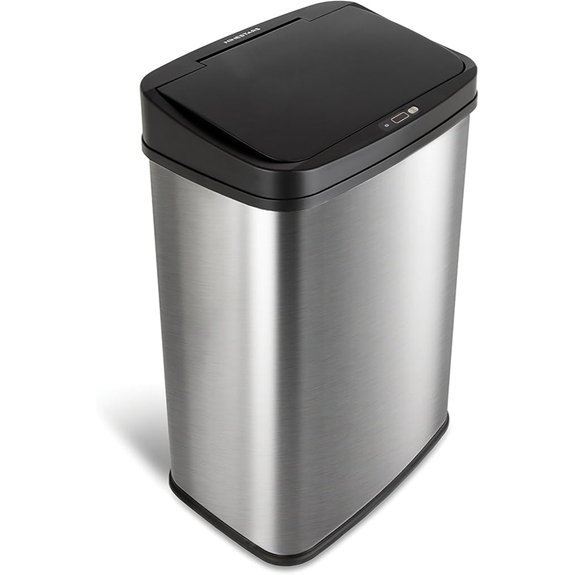 Ninestars 13 Gallon Touchless Motion Sensor Trash Can