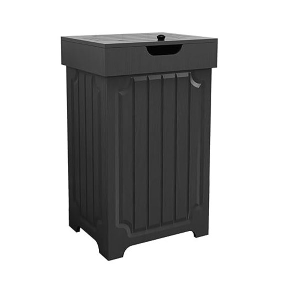 Povrgive Wood Trash Can Cabinet 13 Gallon