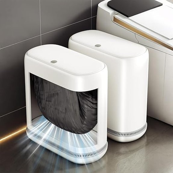 Bathroom Trash Can with Lid 3 Gallon