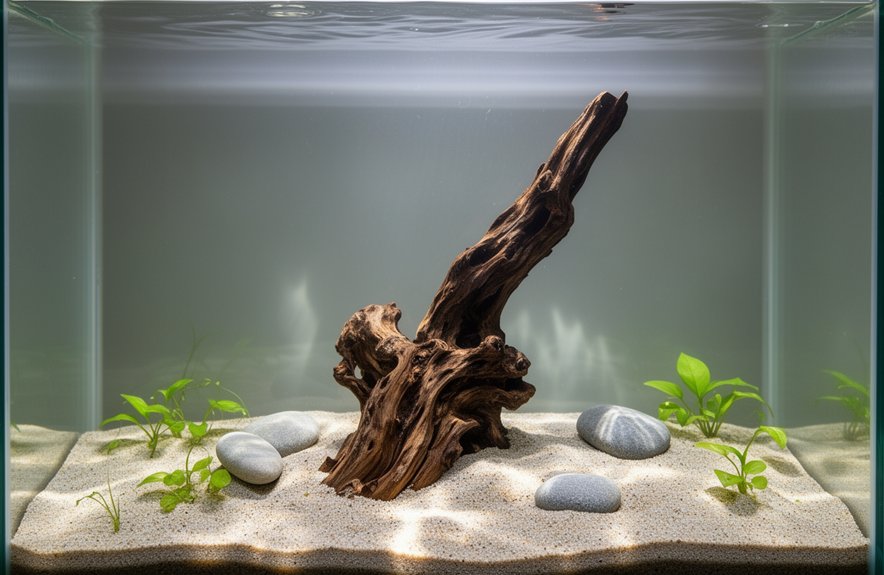 aged driftwood focal betta