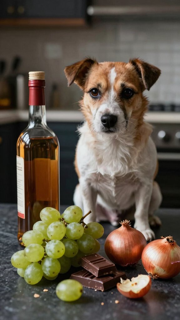 alcohol exposure call vet now
