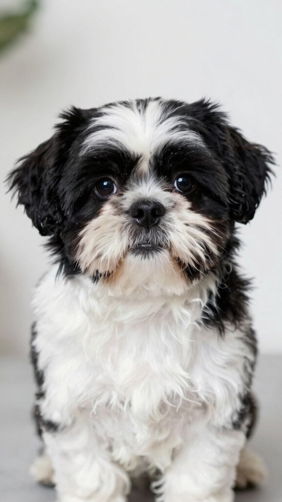 black and white shih tzu patterns