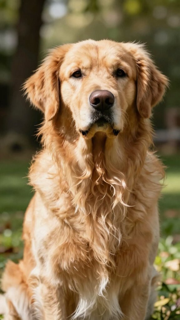 bold happy hero golden retriever