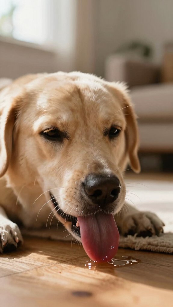 bored anxious curious licking
