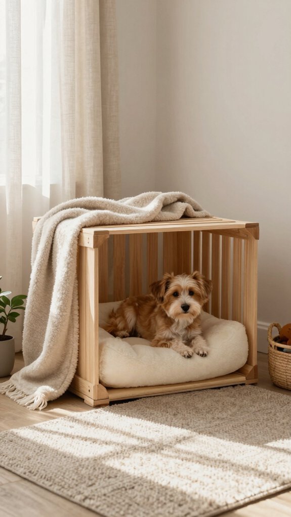built in airy dog retreat