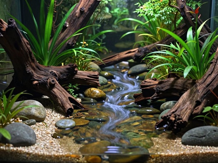 12 River Aquascape Ideas That Create a Natural Flowing Aquarium Look ...