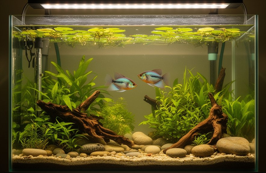 calm planted spacious low flow