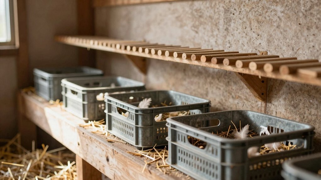chicken coop interior organization ideas