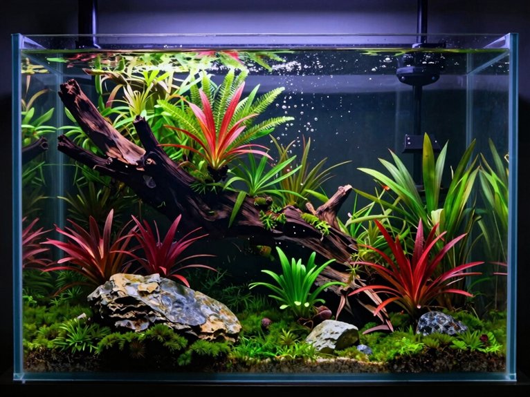 co2 fueled lush planted aquarium