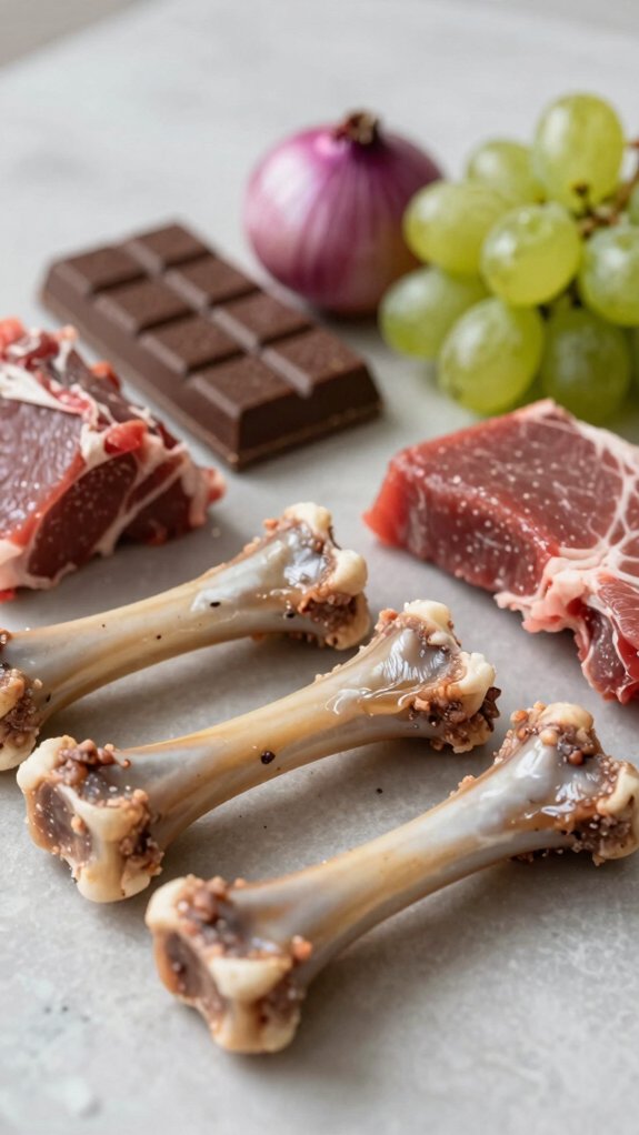 cooked bones splinter risk