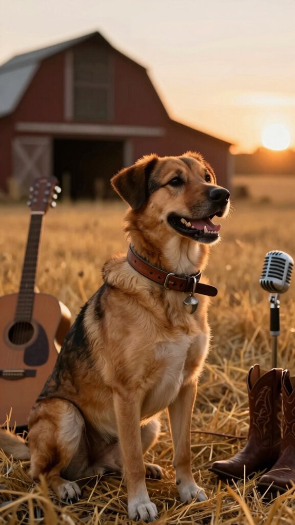 country music inspired dog names