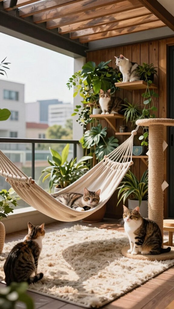 covered catio with rain shelter