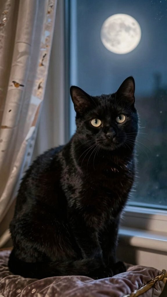cozy midnight cat name luna