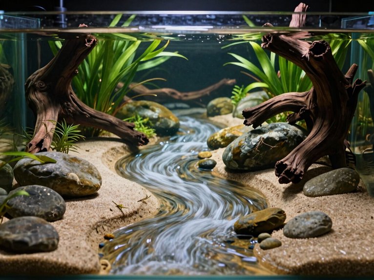 12 River Aquascape Ideas That Create a Natural Flowing Aquarium Look ...