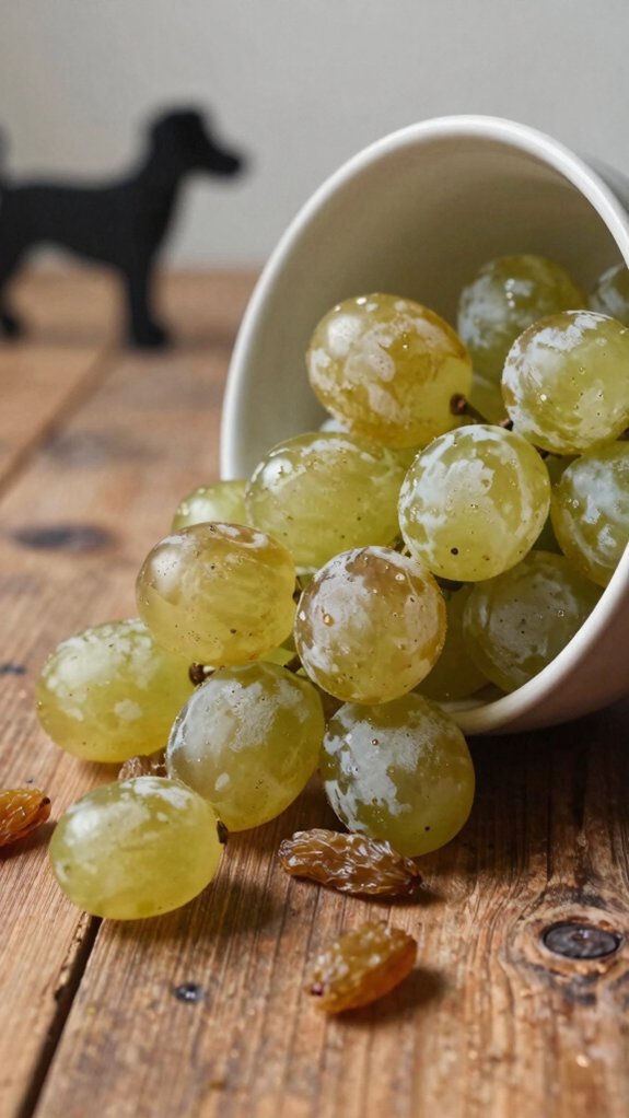 dangerous grapes and raisins